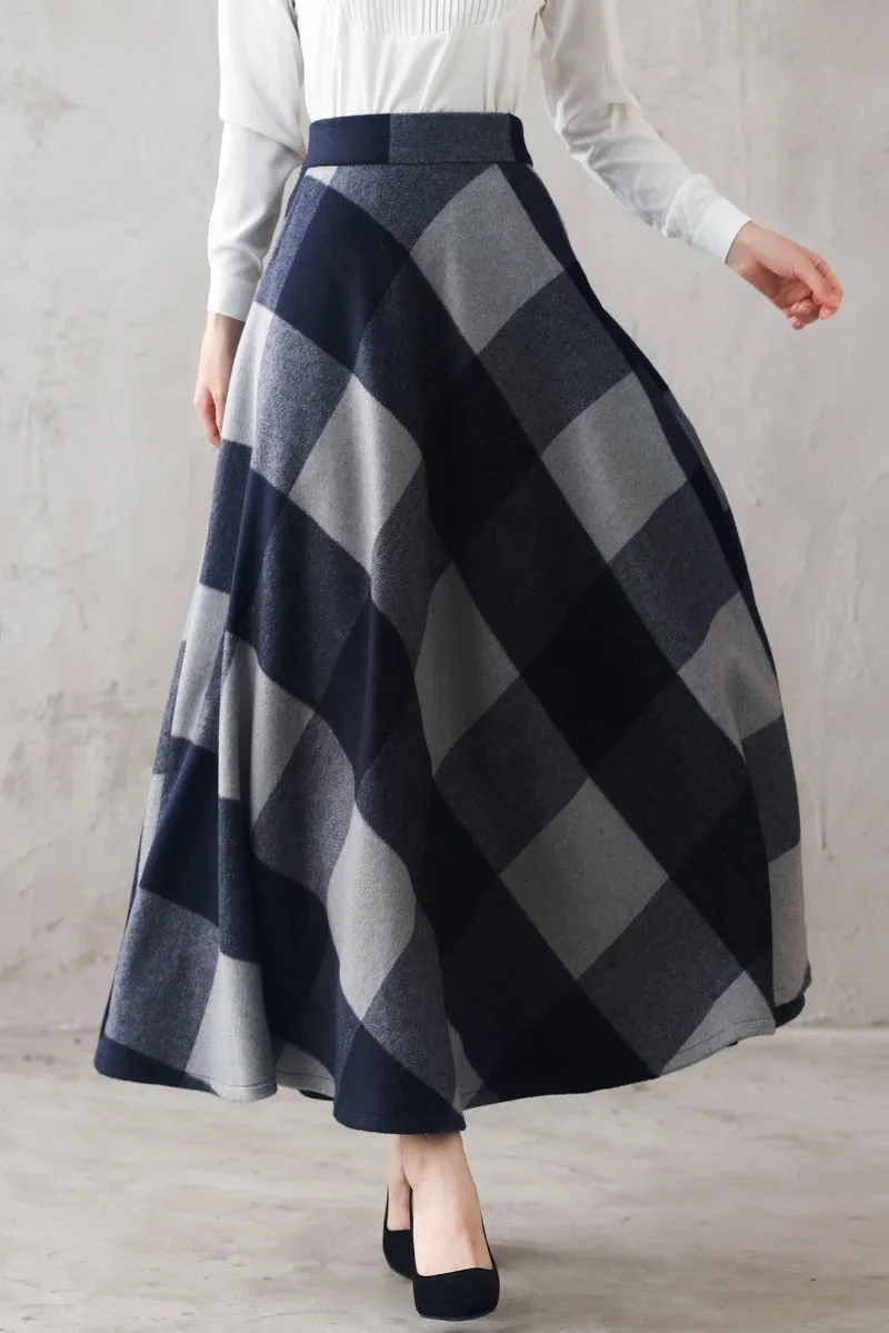 50s A Line Flowy Swing Skirt 3107#