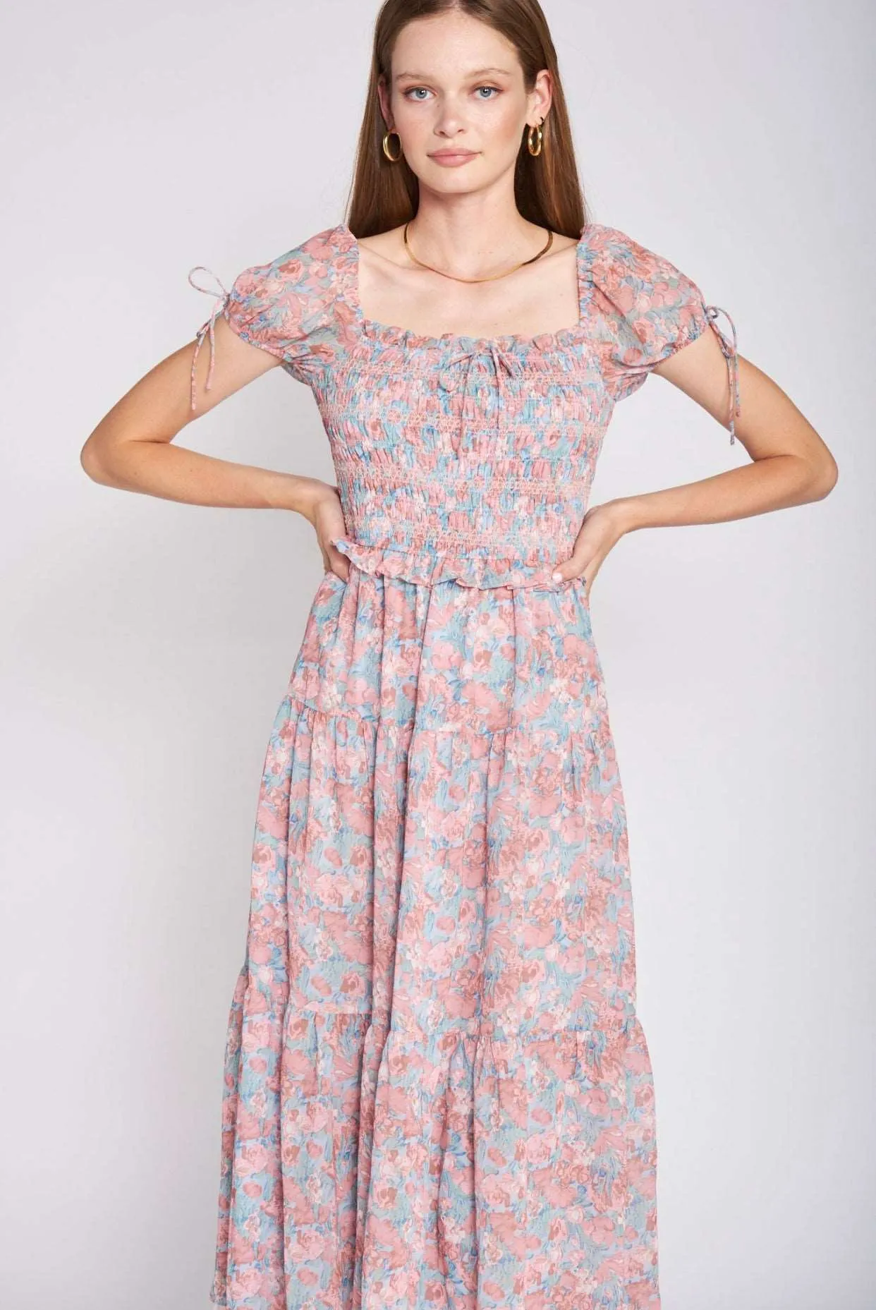 Adelina Smocked Dress