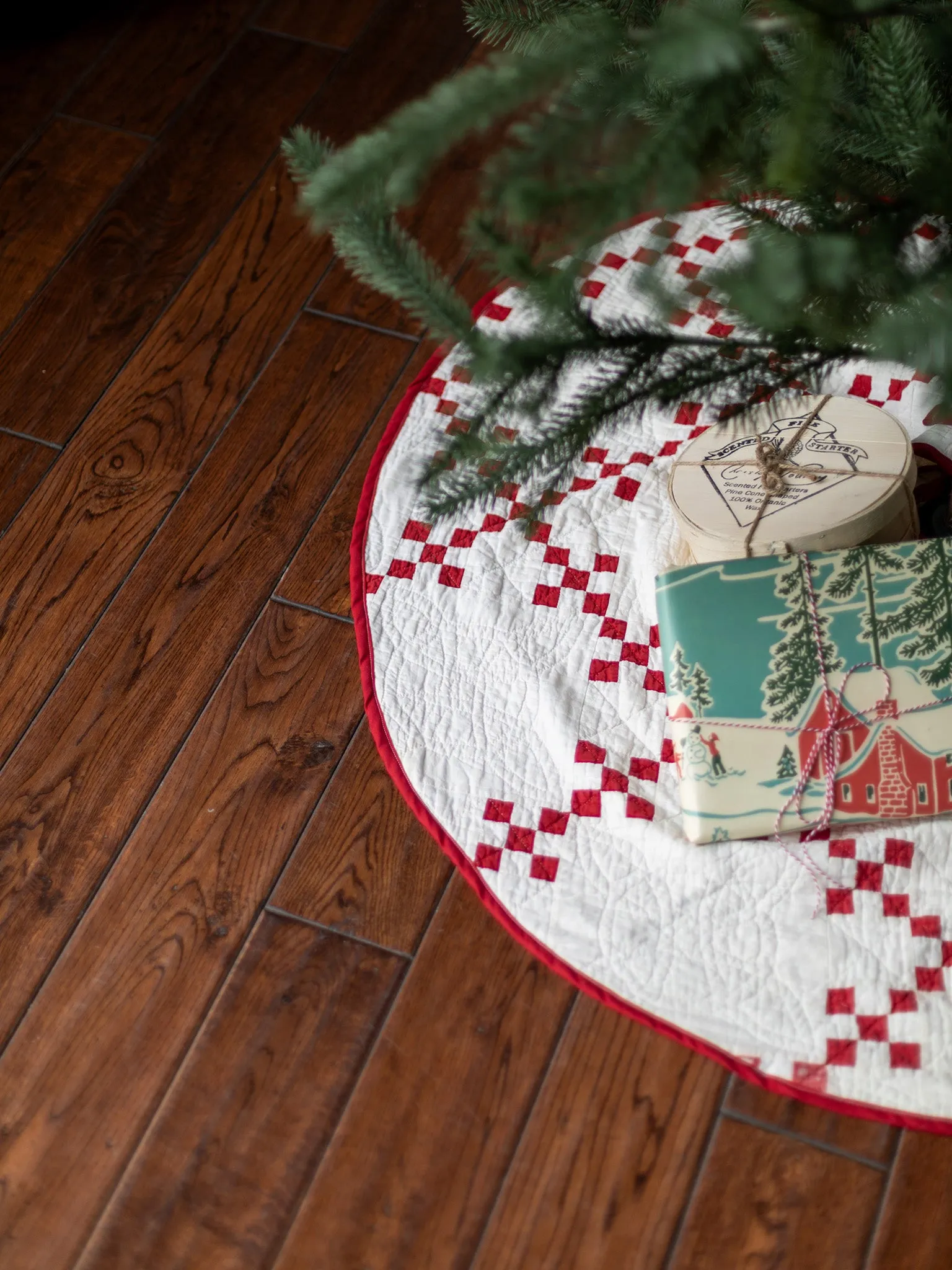 Antique Quilted Tree Skirts