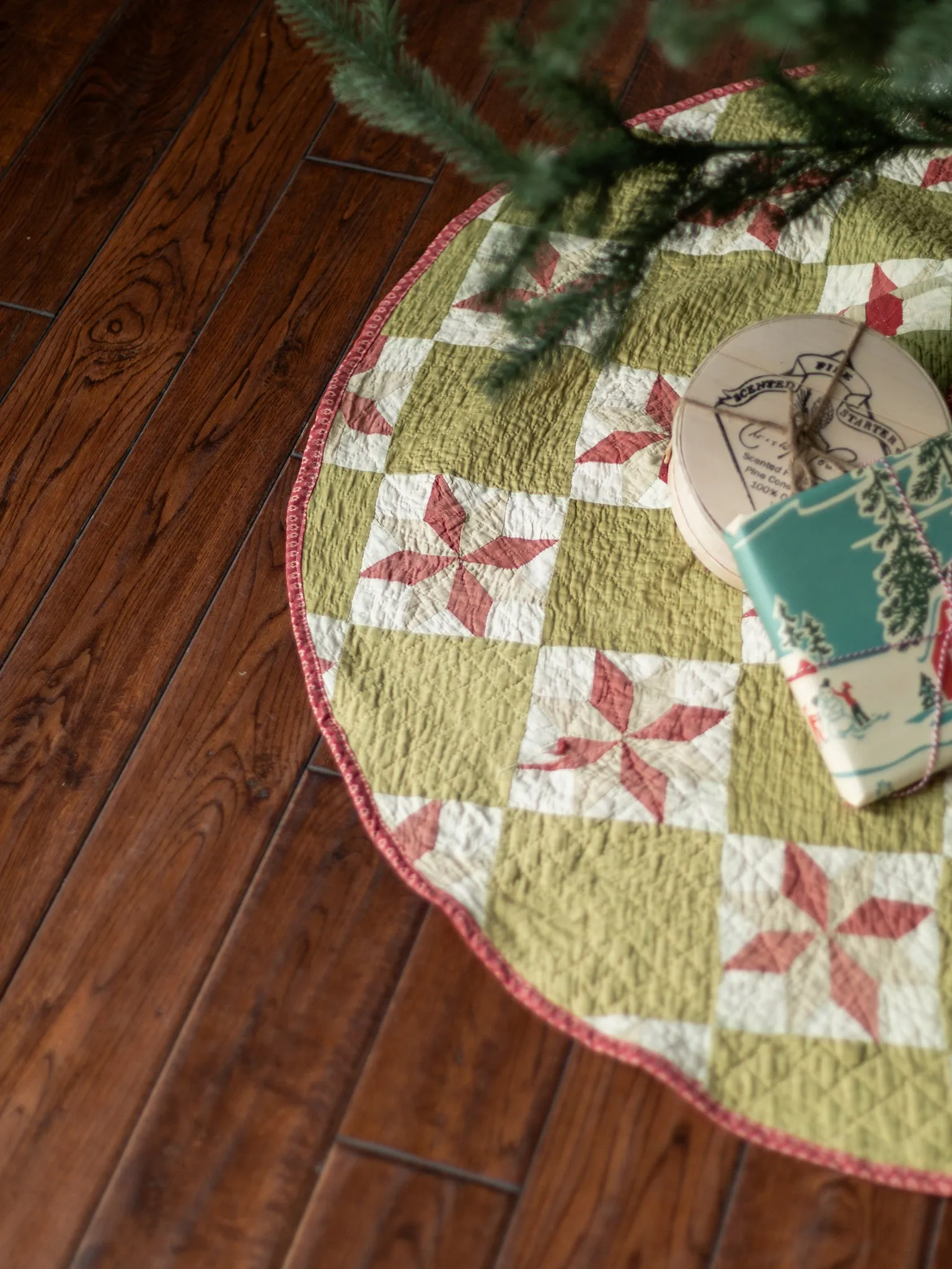 Antique Quilted Tree Skirts