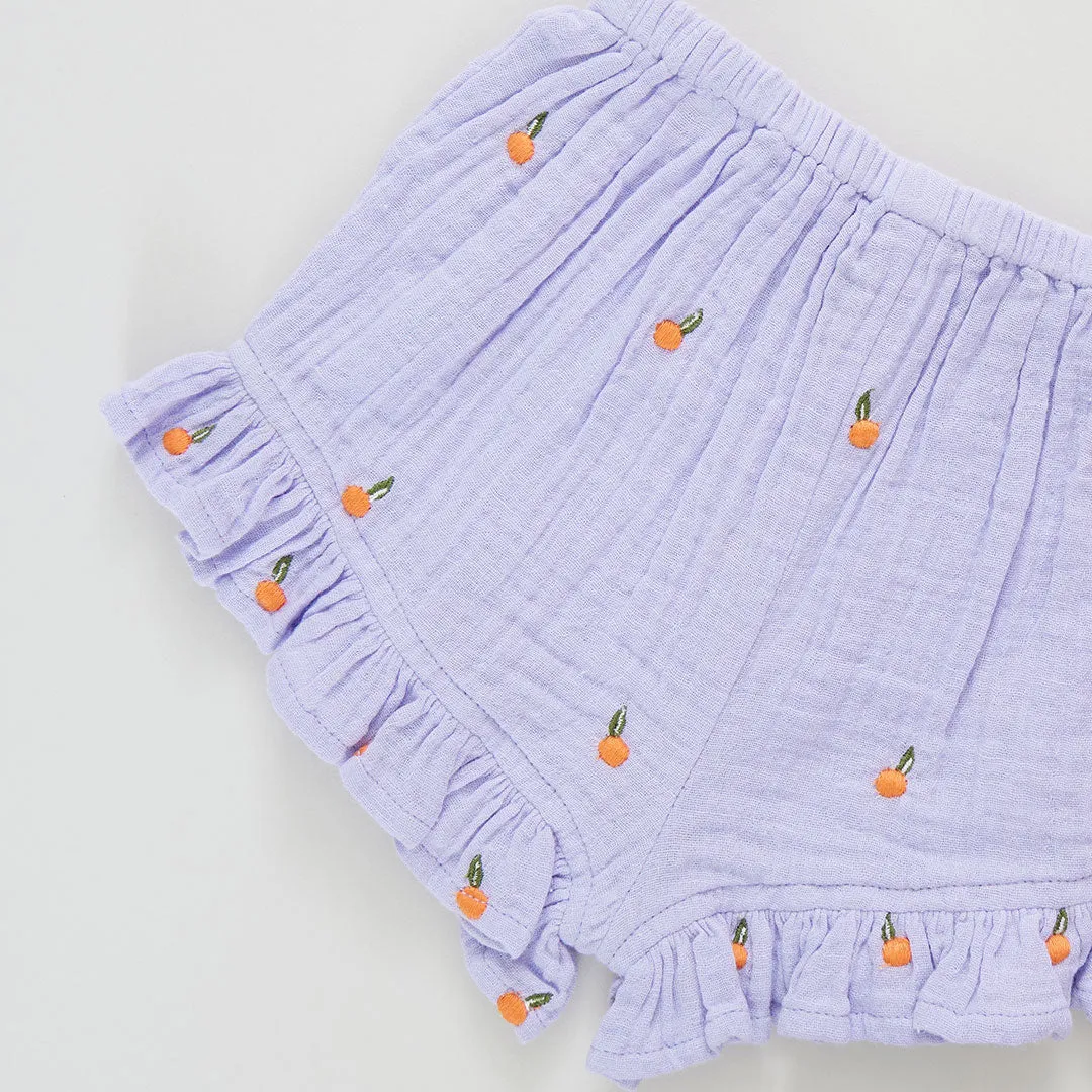 Baby Girls Roey 2-Piece Set - Lavender Oranges
