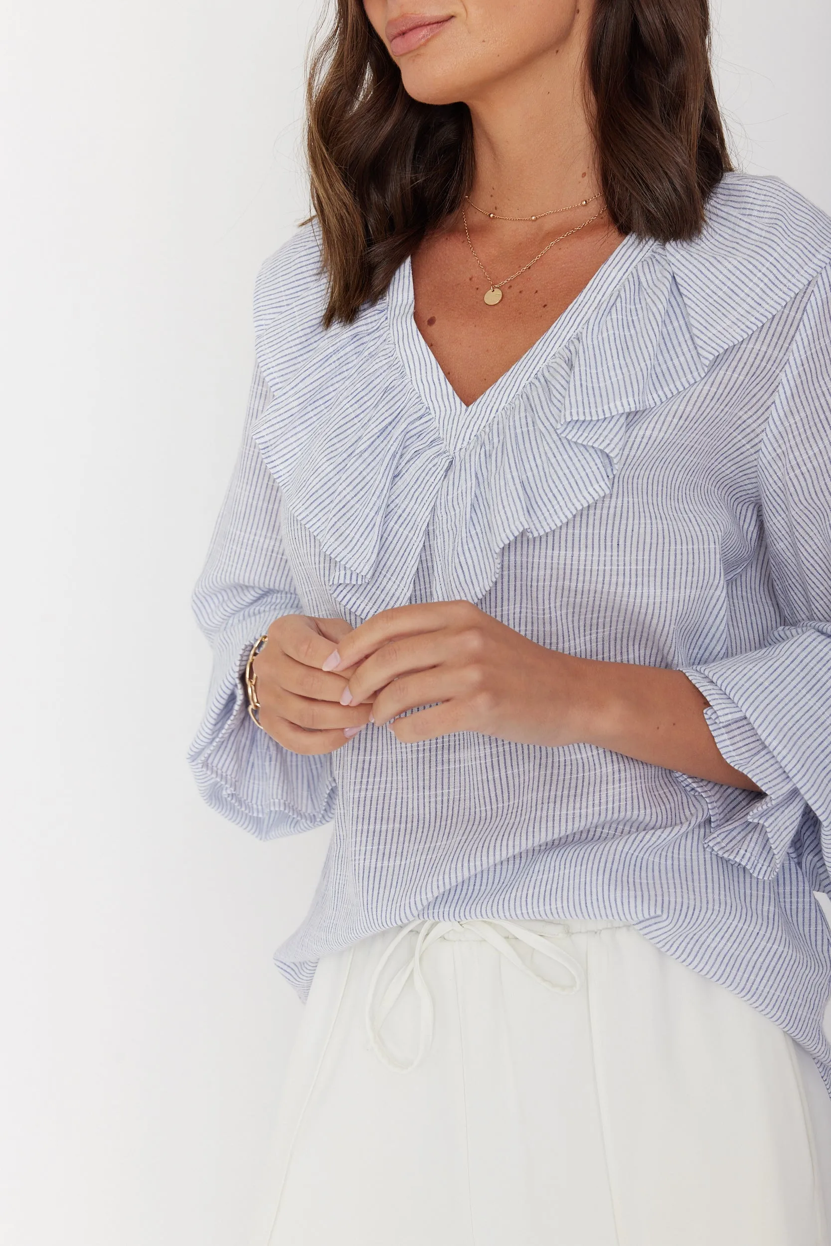 BILLY Blouse Blue Stripe