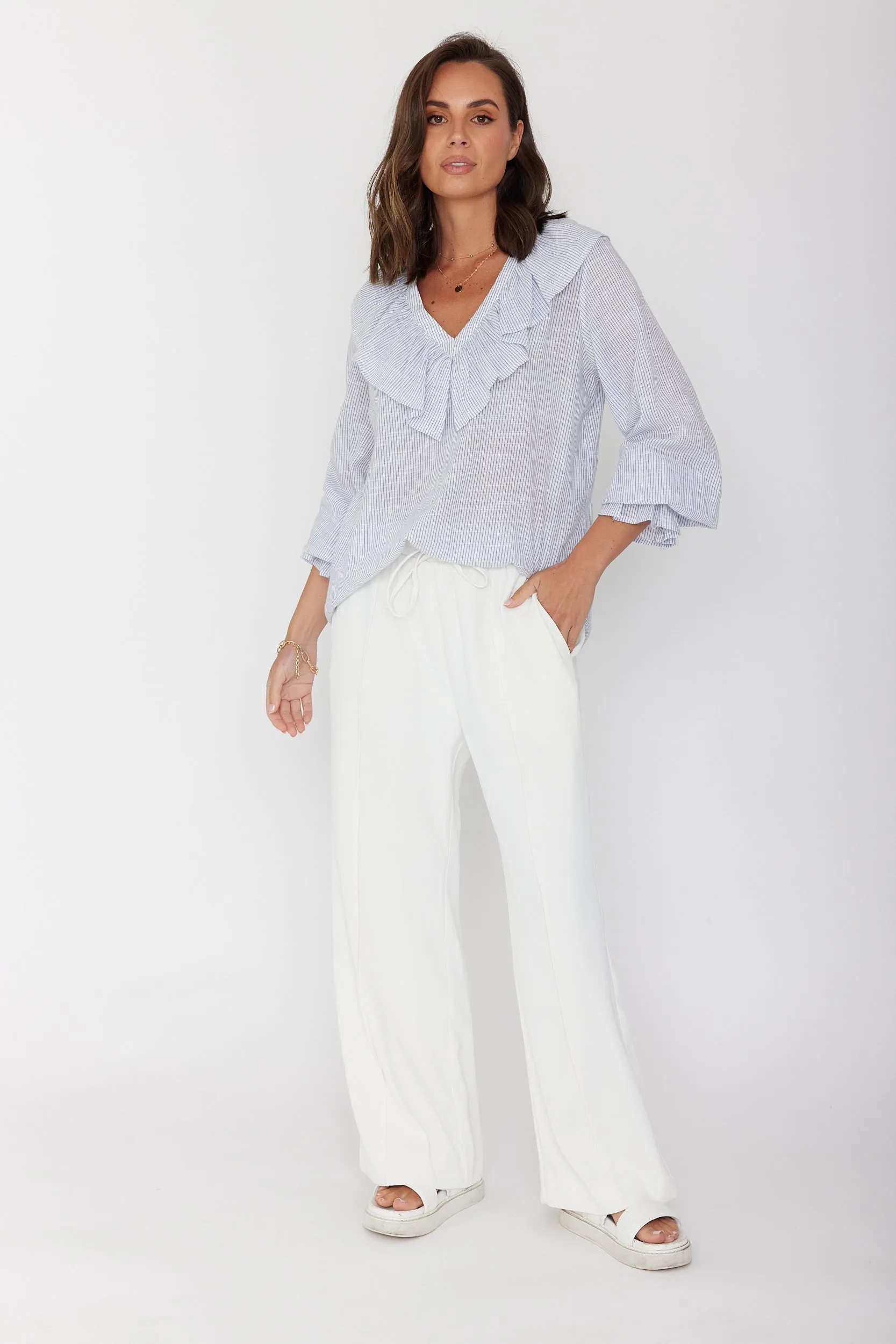 BILLY Blouse Blue Stripe
