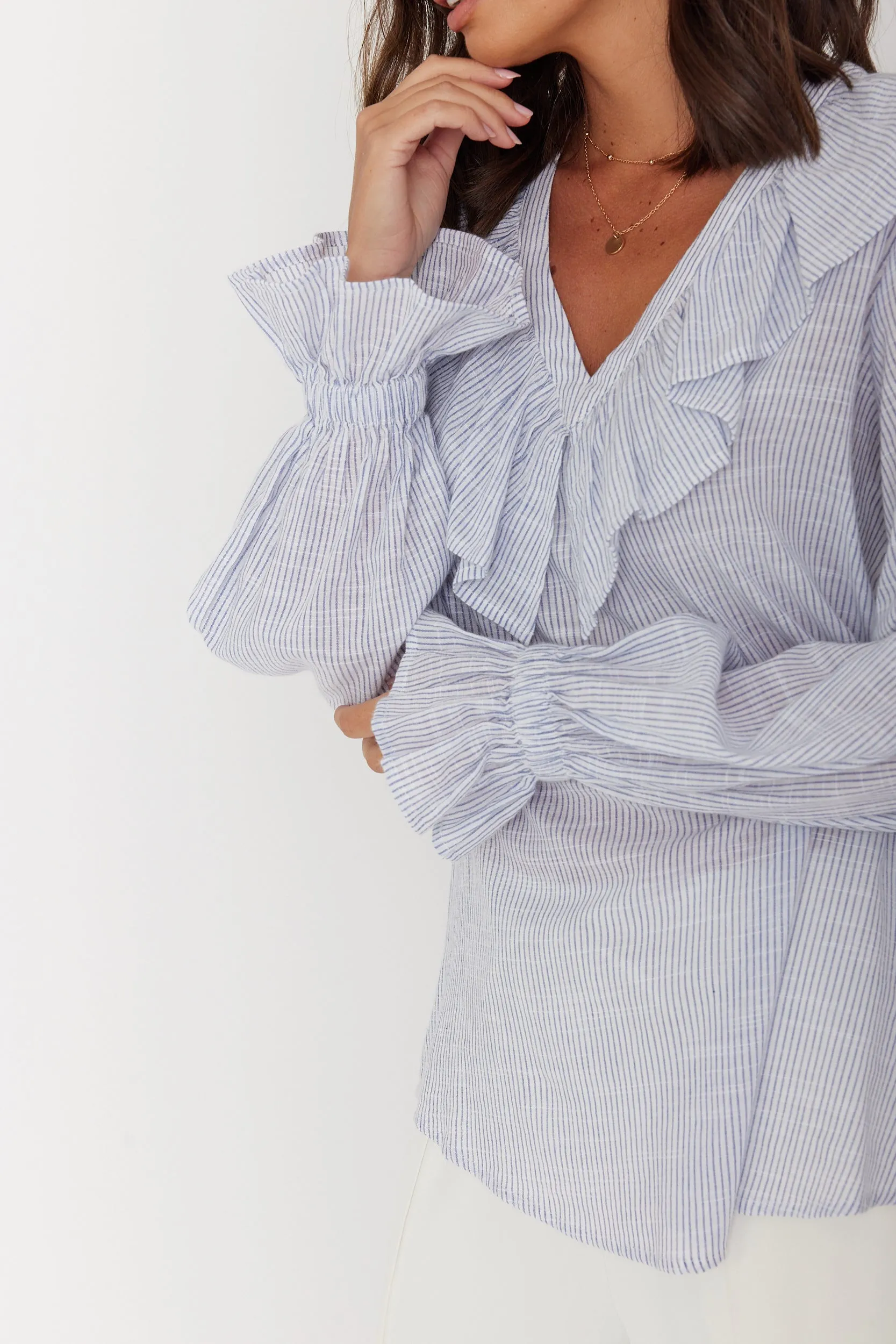 BILLY Blouse Blue Stripe