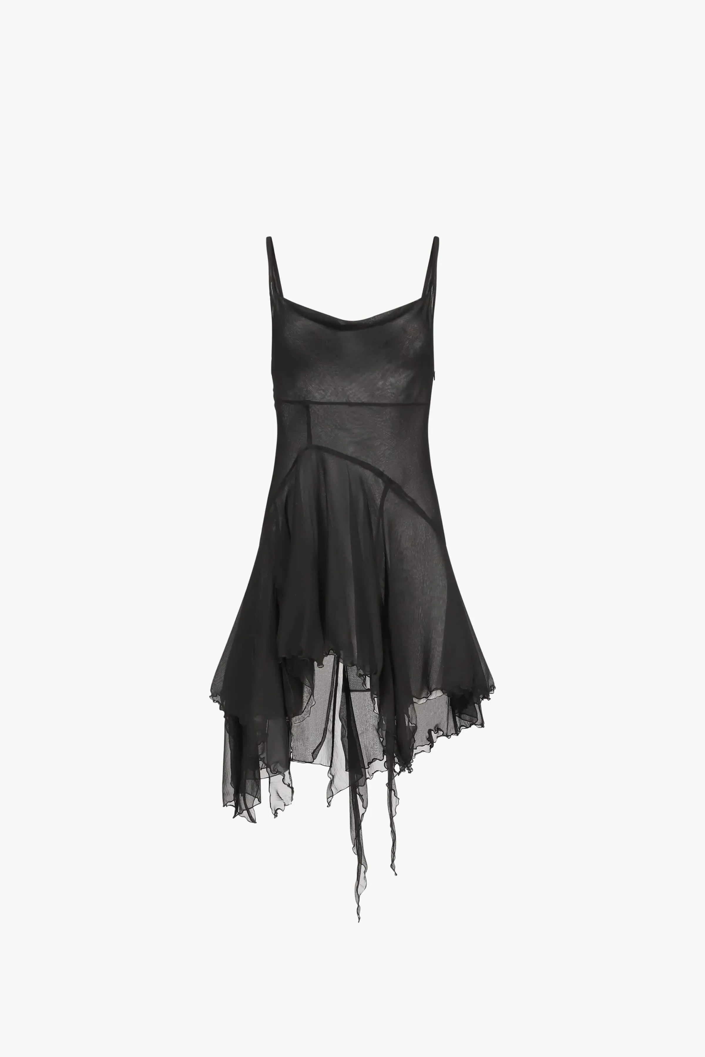 Black Cowl Neck Dress