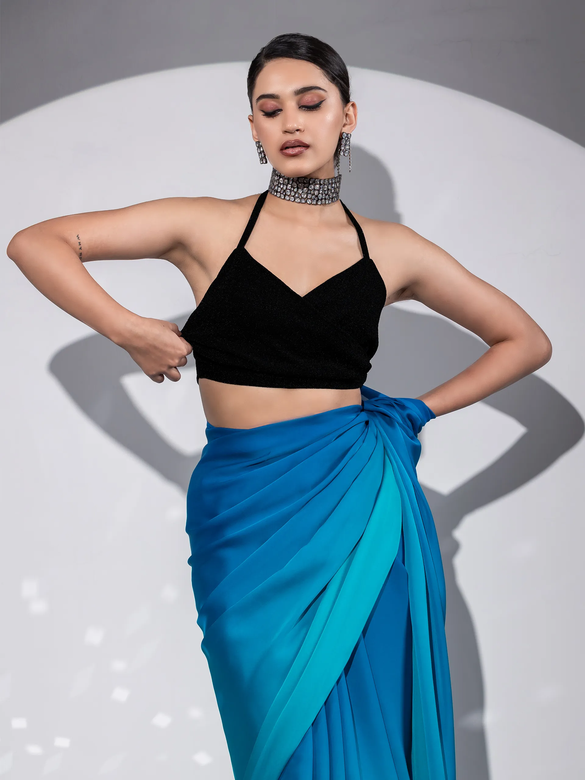Blouse - Stretchy Halter Blouse