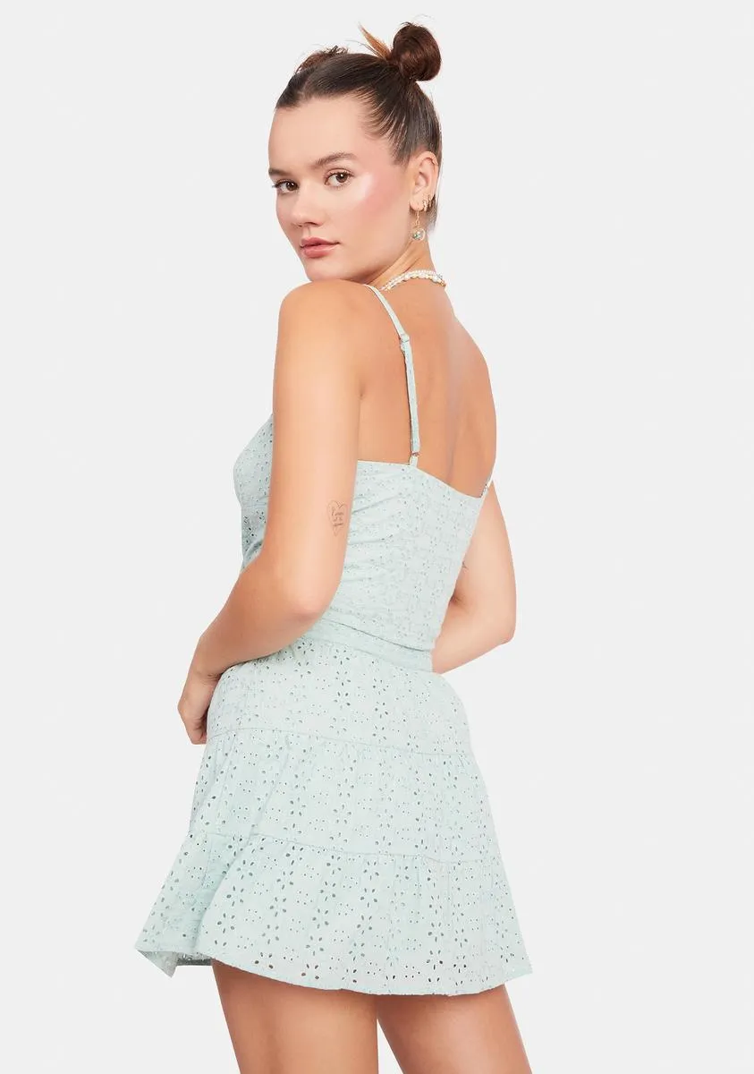 Breezy Hour Ruched Mini Skirt