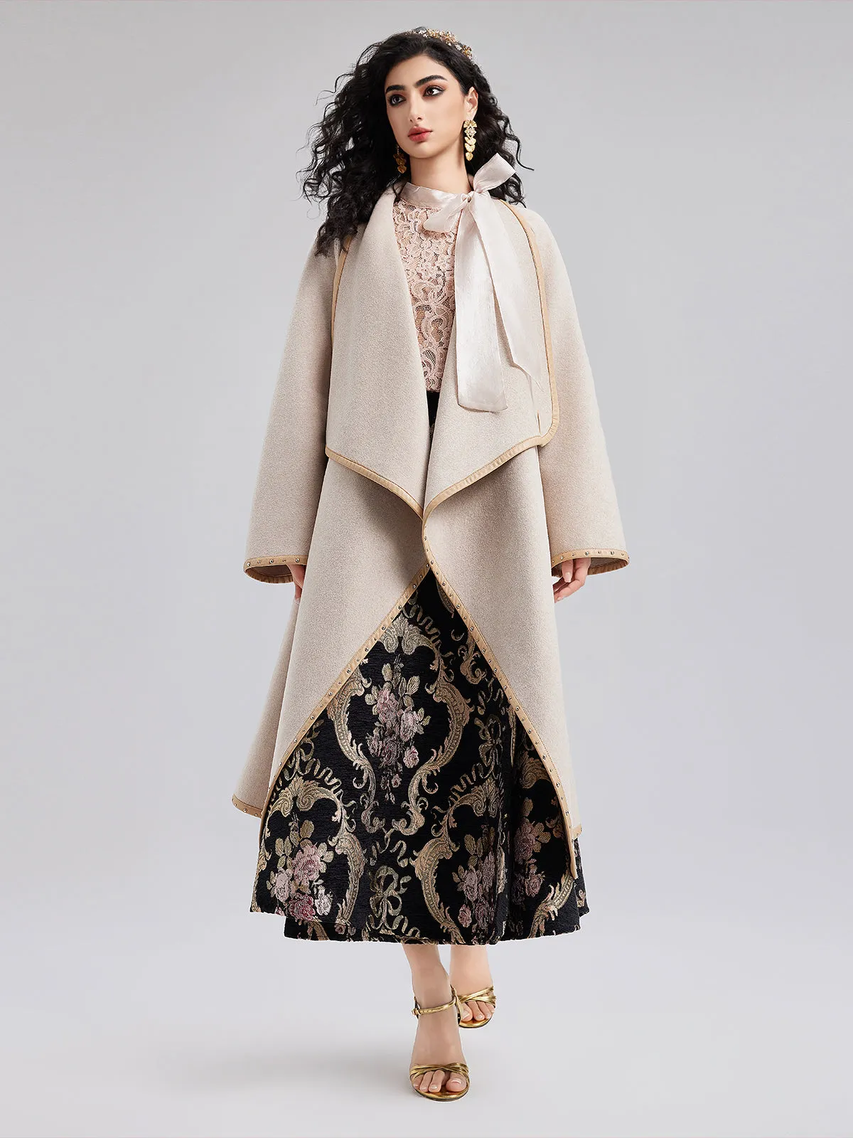 Chenille Jacquard Palace Skirt