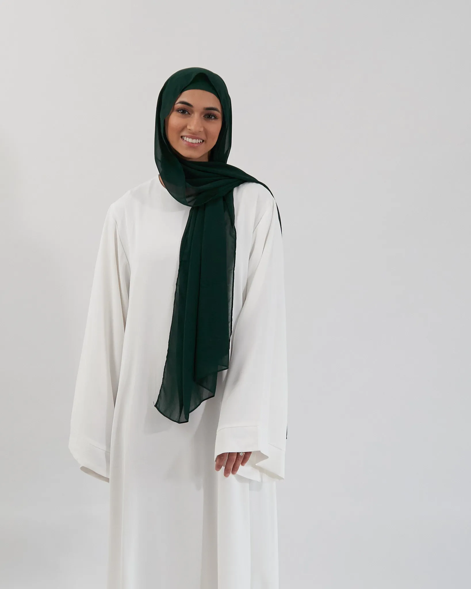 Chiffon Hijab Set - Emerald