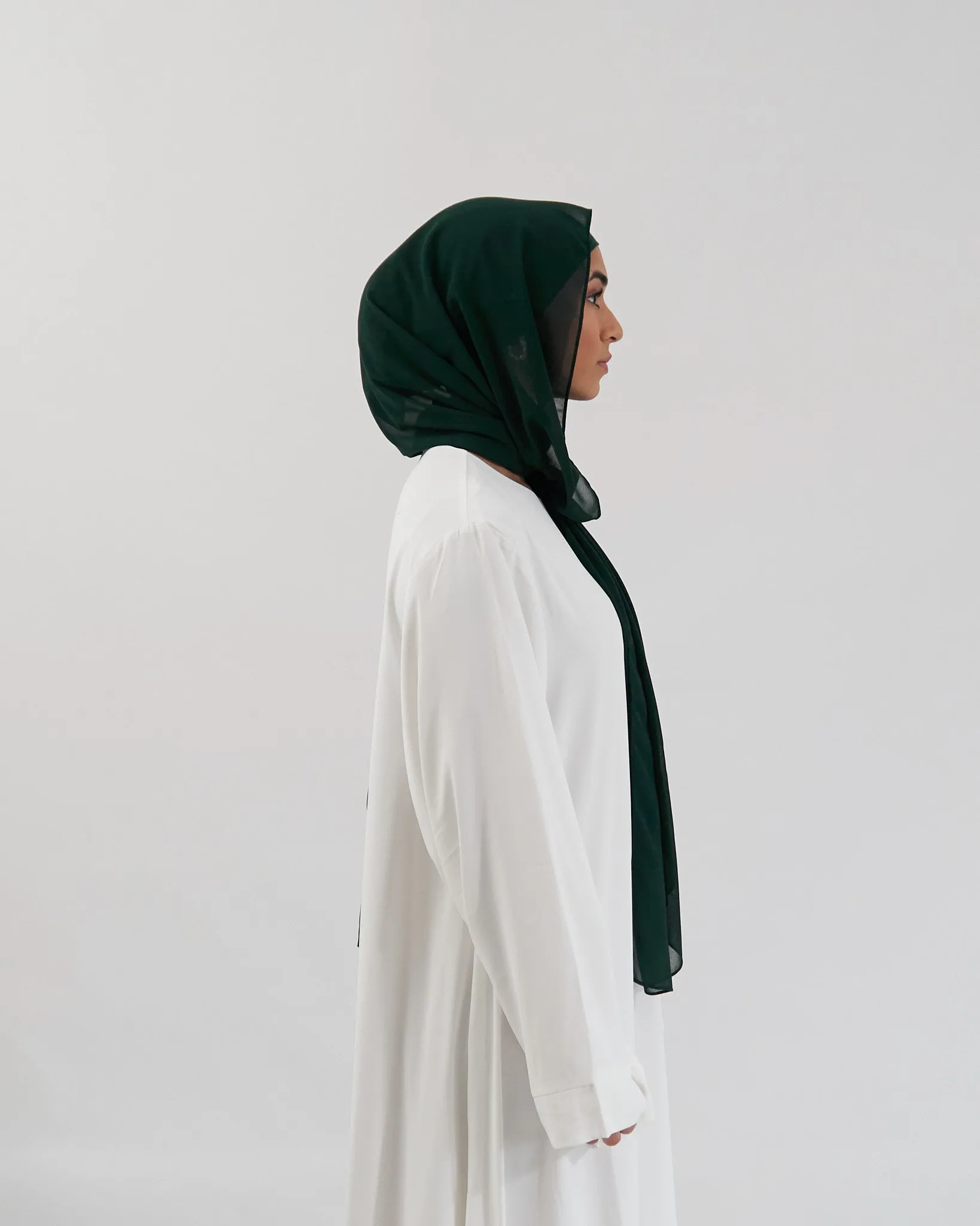 Chiffon Hijab Set - Emerald