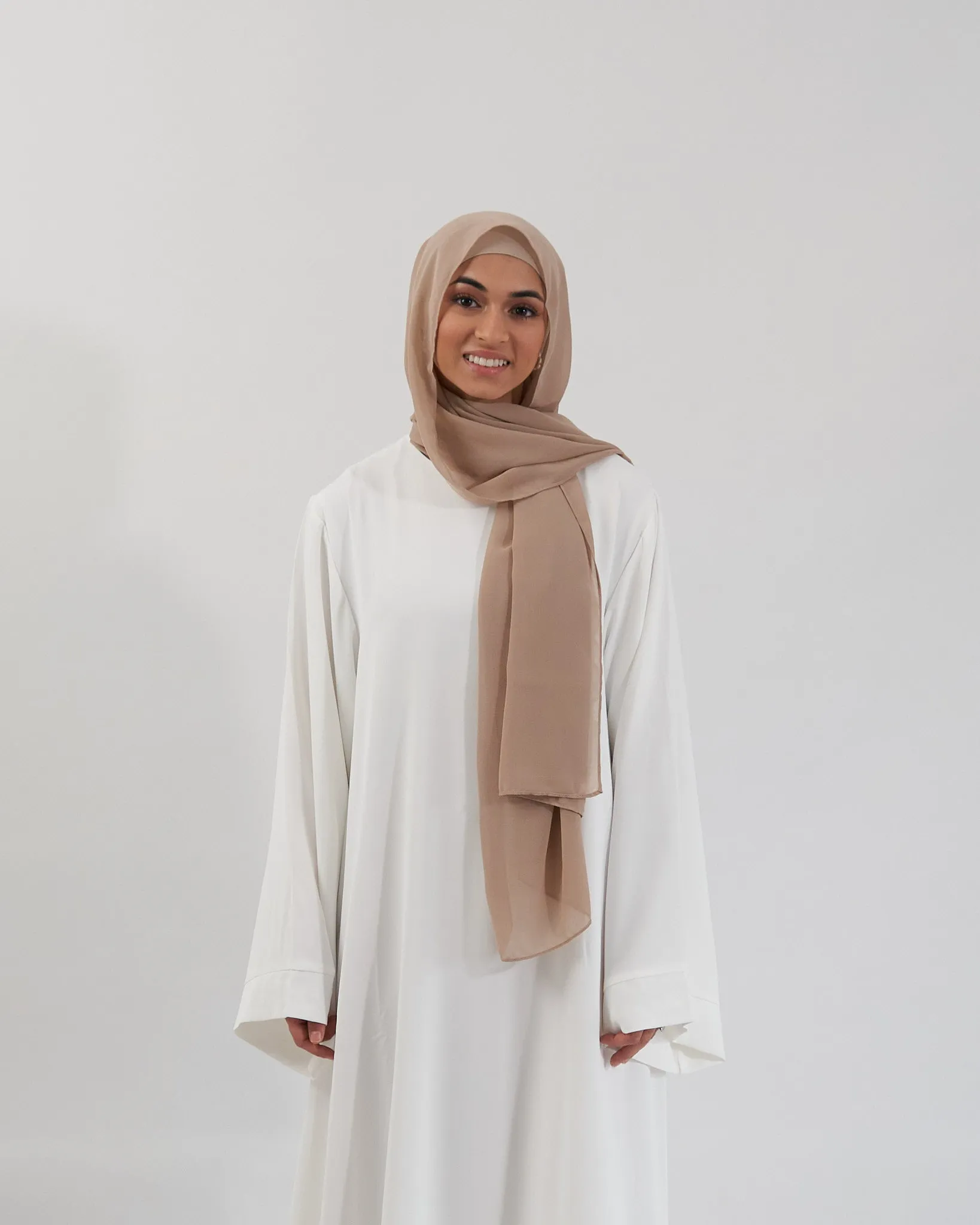 Chiffon Hijab Set - Neutral