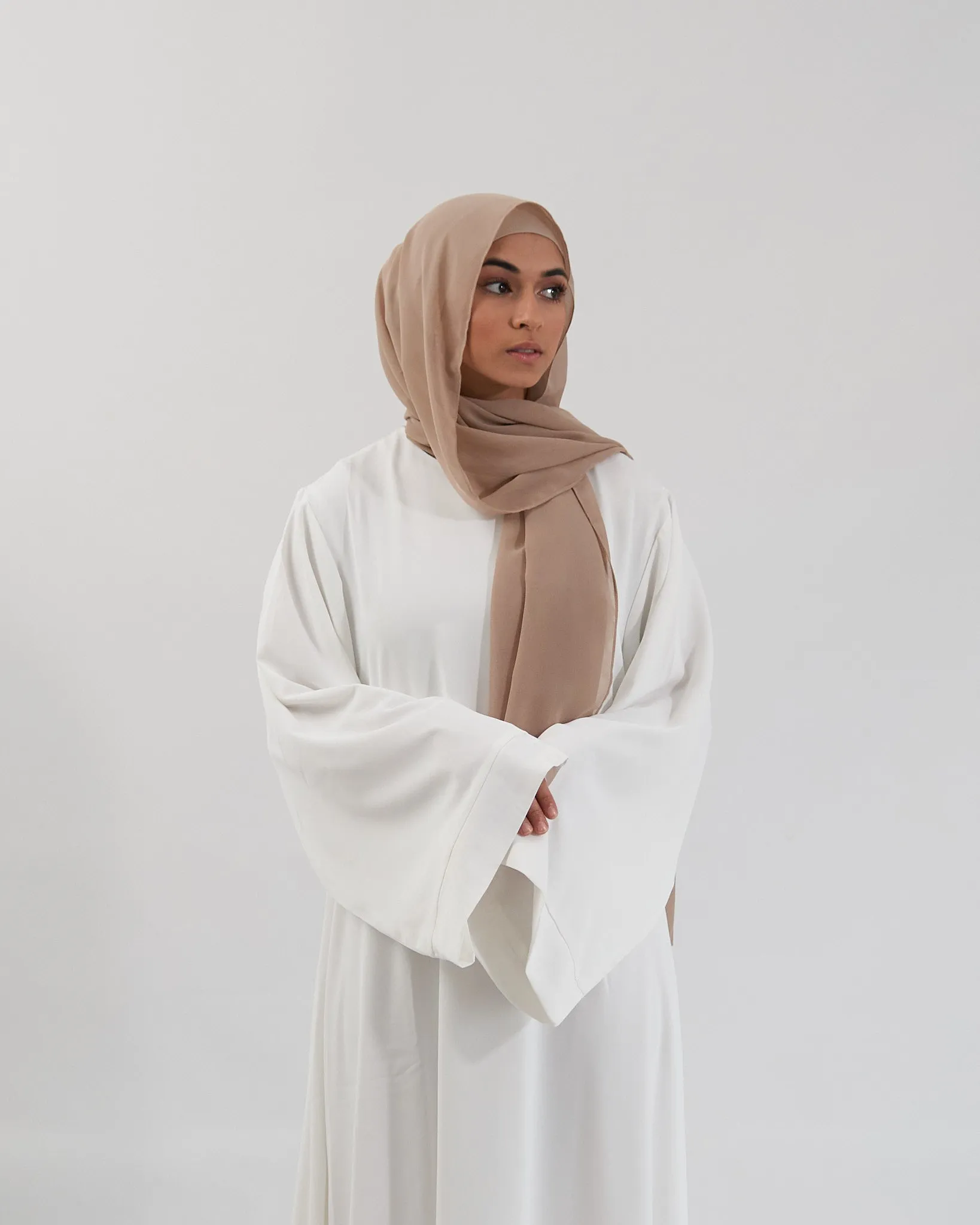 Chiffon Hijab Set - Neutral