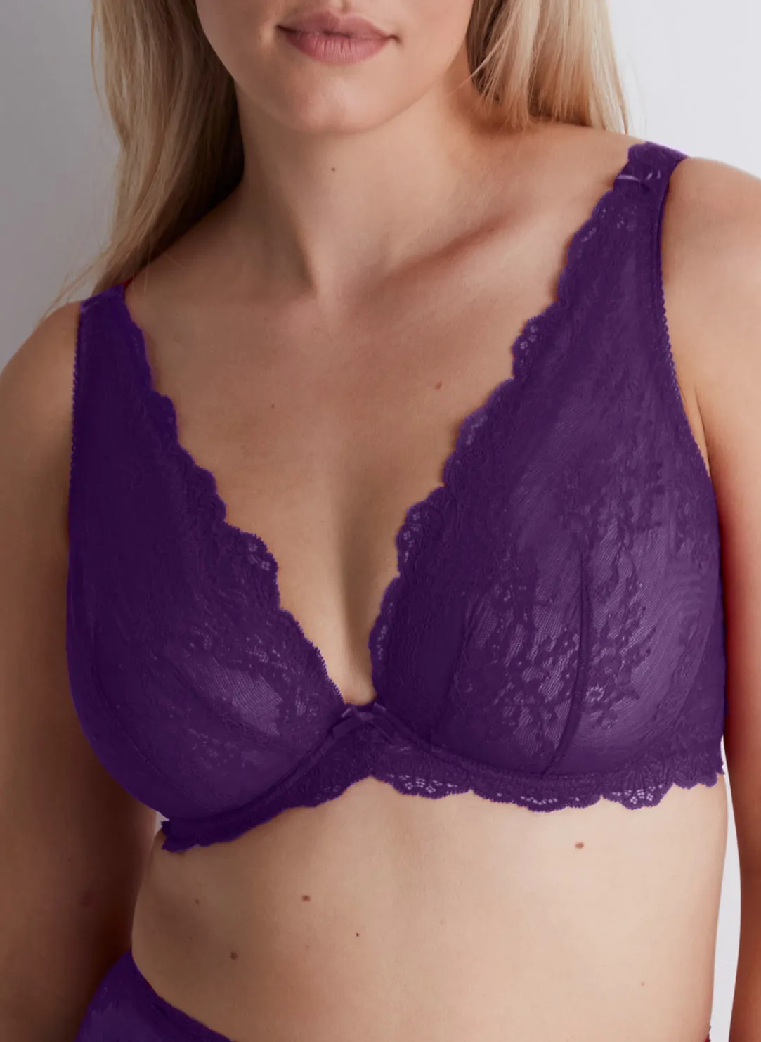 Danse Des Sens Spiced Plum Triangle Plunge Bra
