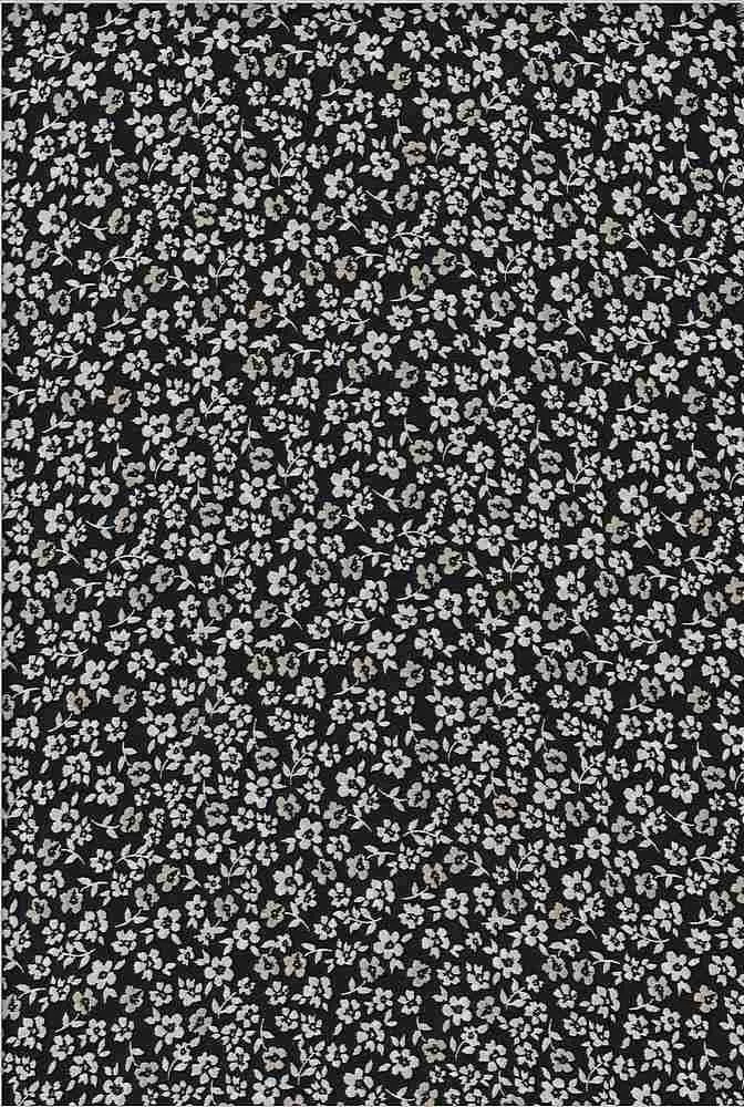 DITSY FLORAL PRINT ON POLYESTER SATIN CHIFFON [NFF190611-035]