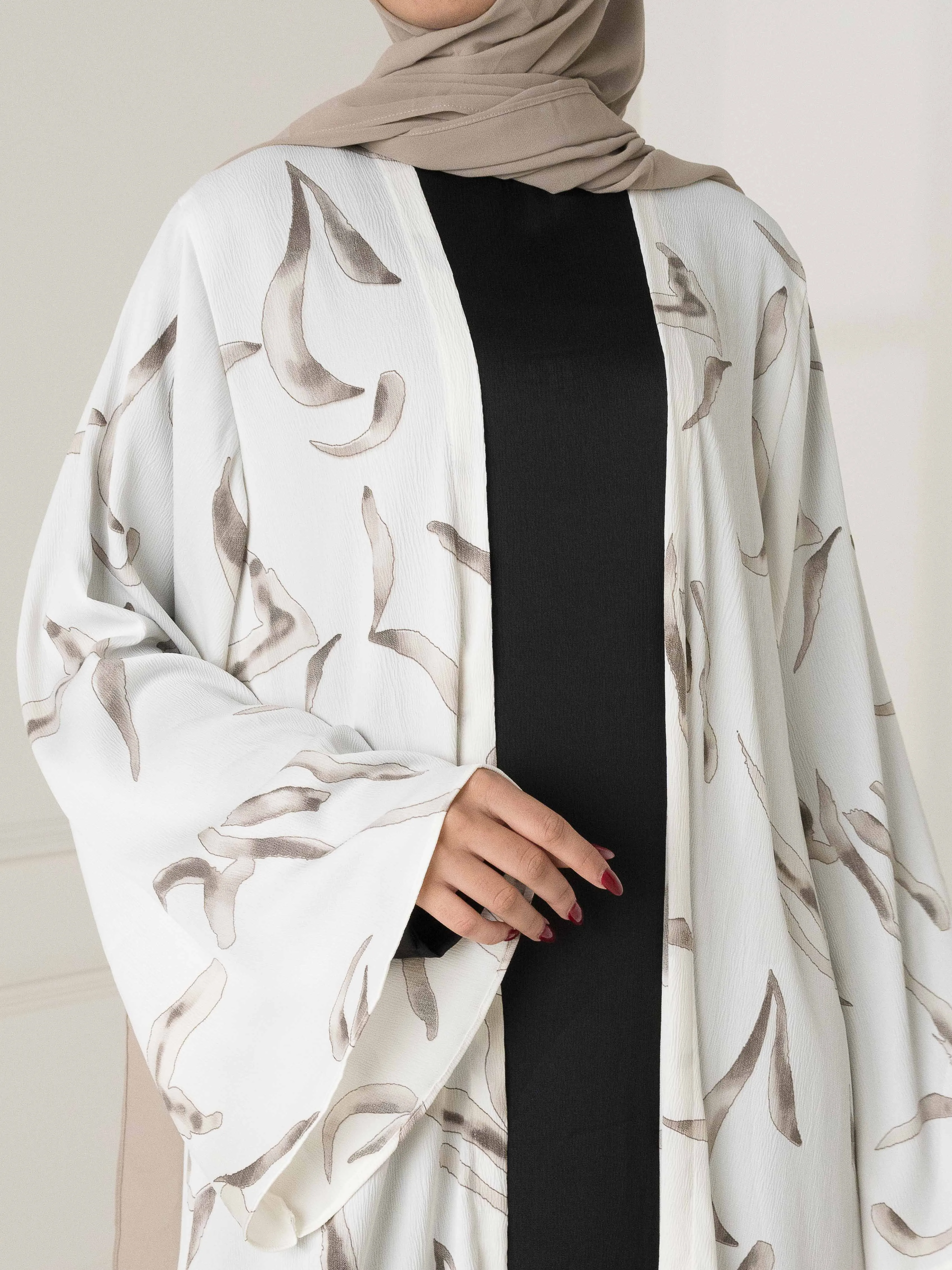 Eimaan Long Jacket - White