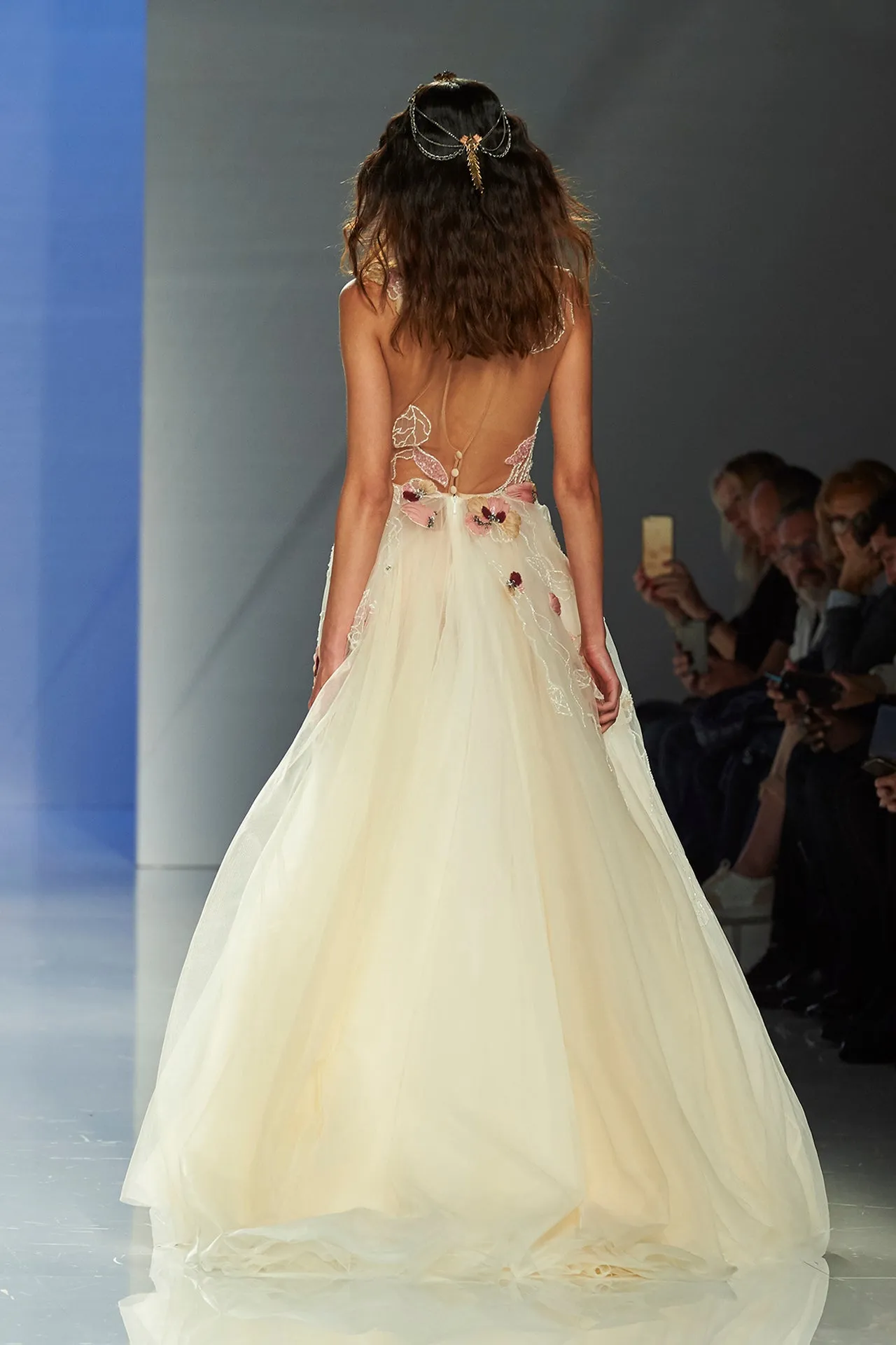 Floral Embroidered A-line Dress