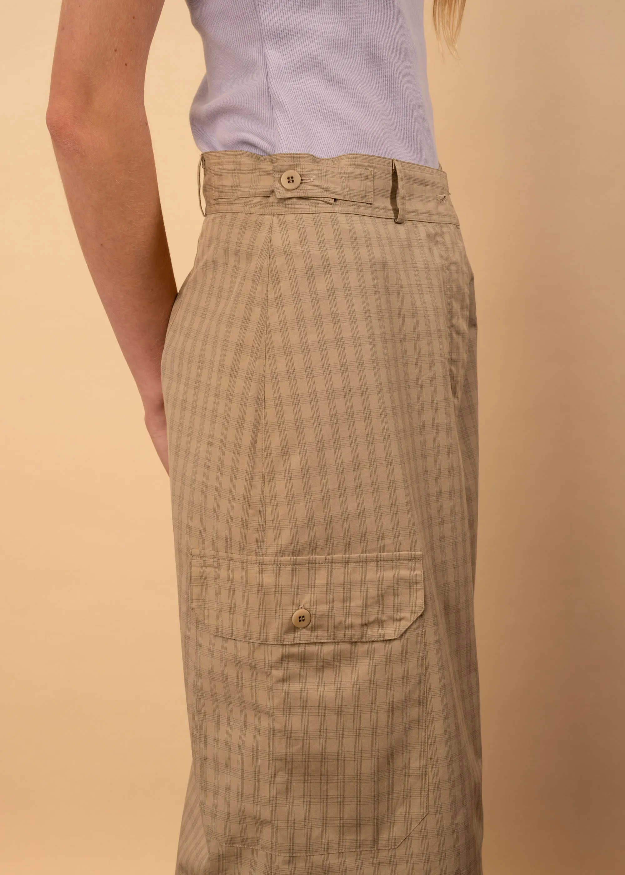 Leila Skirt (Pumice Check)
