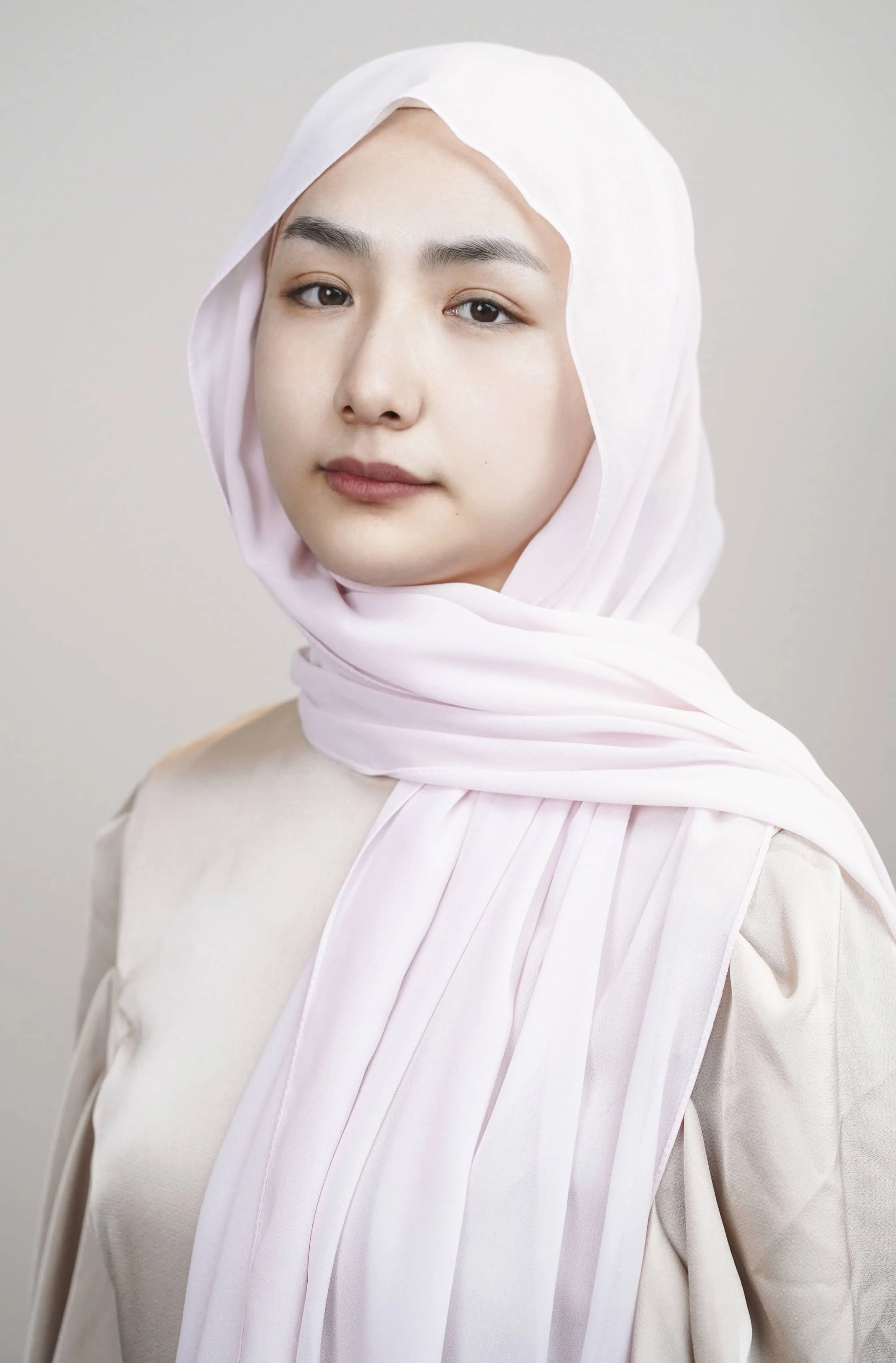 Plain Chiffon Hijab - Pink