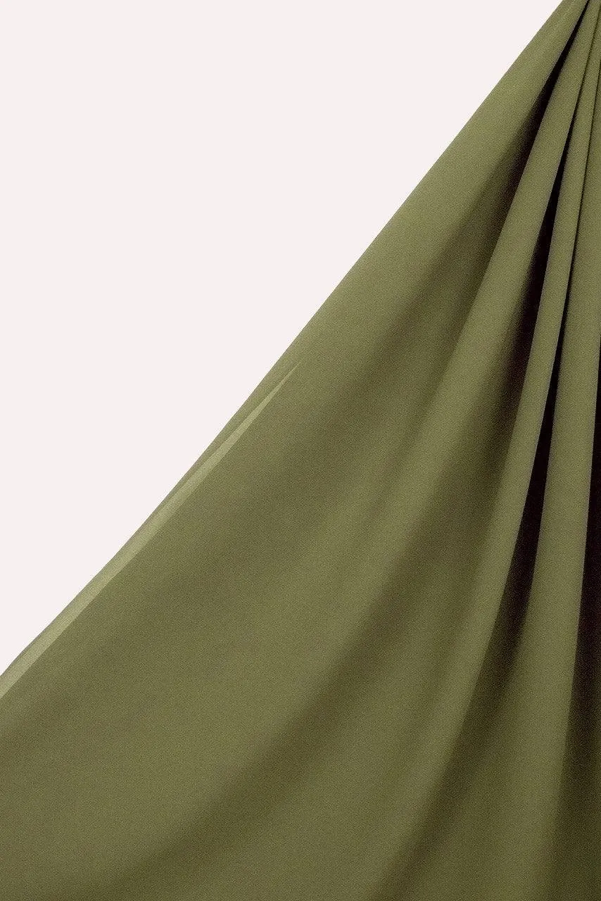 Premium Chiffon Hijab - Asparagus