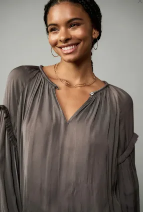 Ruffle Sleeve Blouse