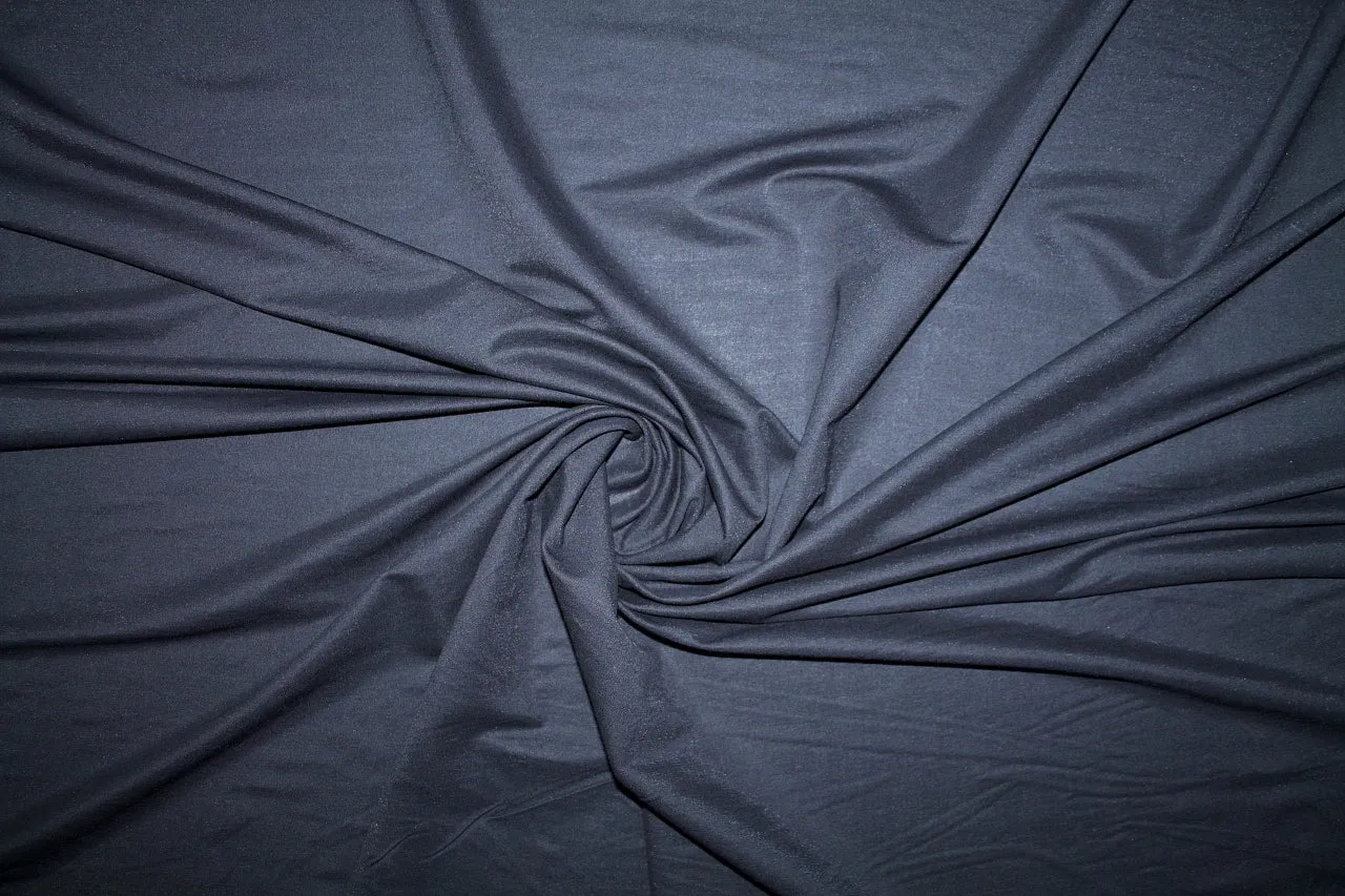 Stretchy Midweight Cotton - Black