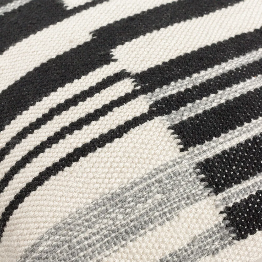 Torode Woven Cushion Black