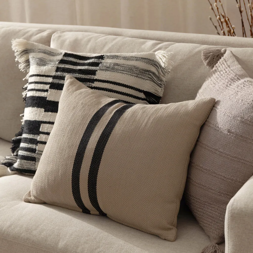 Torode Woven Cushion Black