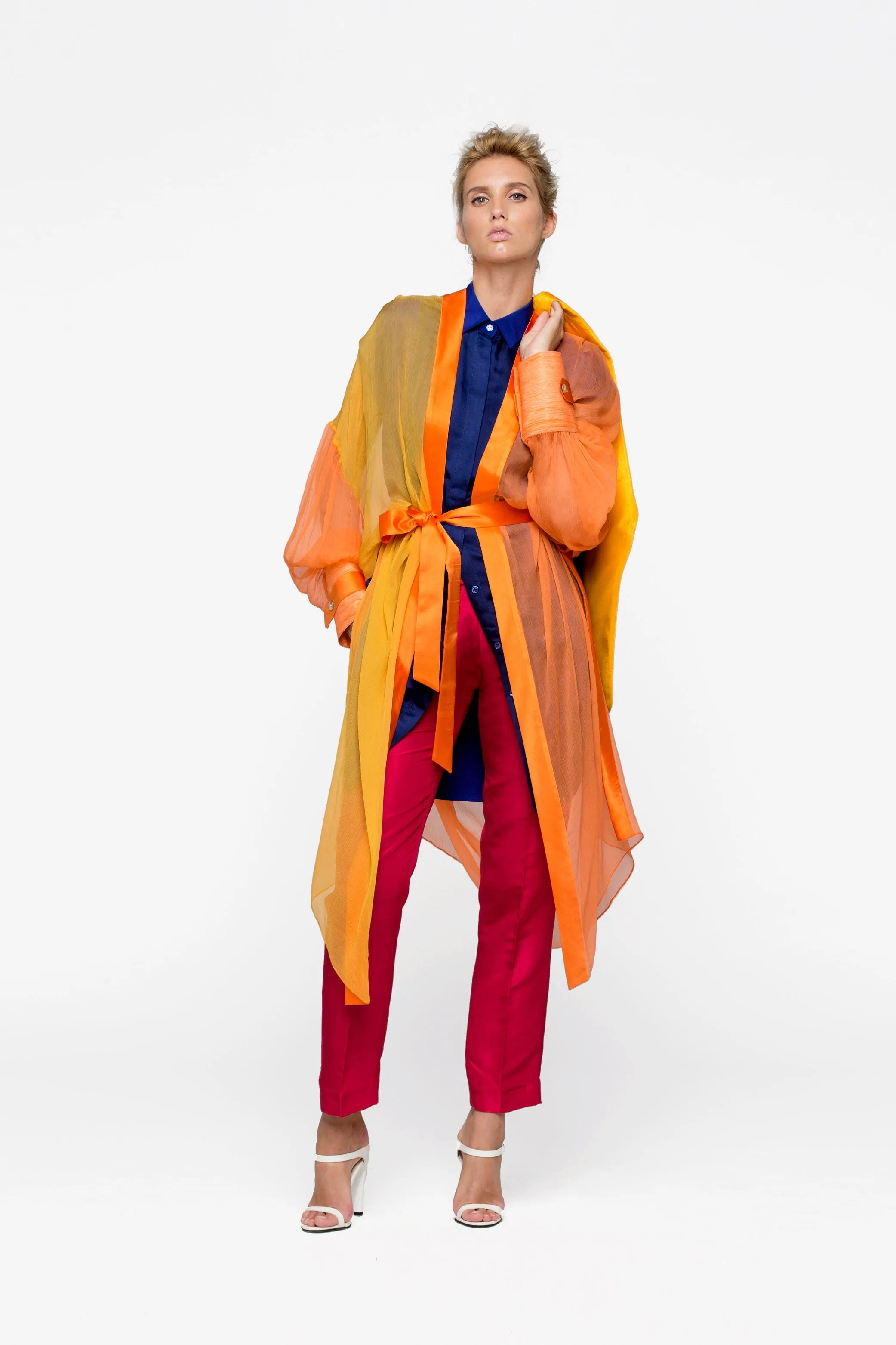 TOUCAN orange - airy peignoir